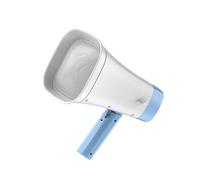 lvifloae Solar Powered Megaphone Speaker Portable Wireless Bluetooth Pa Bullhorn 8W Dual Speakers For Loud And Clear Sound With Lighting For Outdoor Events Public Speaking Coaching (Blue)