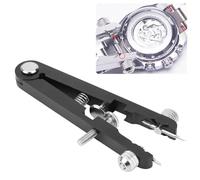 lvifloae Spring Loaded Pliers Watch Repair Tool Watchmakers Bracelet Replacement Tool with Pins 6825 Black for Watch Wristband Strap Removal Repair Fixing Kit (Black)