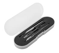 lvifloae Stainless Steel Pet Parasite Remover Set Cat Flea Tweezers with Small Grates Clamp Fork Tweezers Clip Remover Grooming Tool Accessories for Dogs Cats Horses