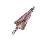 lvifloae Step Drill Bit for Metal Step Drill Bit Multifunctional Cobalt Coating High Speed Steel Hex Shank Hole Opening Tool4-12 for Stainless Steel Tapping Steel, Wood, Thin Iron (6-35)