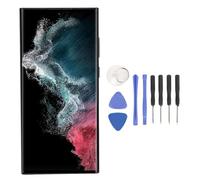 lvifloae Suitable for S22 Ultra 5G 6 8 inch Screen Replacement Kit Supports Fingerprint Recognition Touchscreen Includes Bezel and Digitizer Assembly Repair Tool Set US Version (Matte Black)