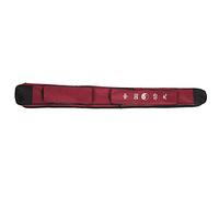 lvifloae Tai Chi Sword Case Multifunction Canvas Single Layer Sword Carry Bag with Adjustable Strap, Martial Arts Shoulder Storage Pouch with Outer Water Bottle Pocket, Blue (Dark Red)