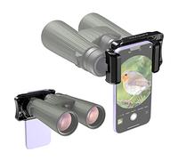 lvifloae Telescope Phone Adapter Single Tube Telescope Binocular Microscope 23mm 50mm Binocular Photo Adapter for Android and Phone Stand Installation