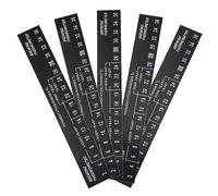 lvifloae Temperature Strips 5PCS Stick on Brewing Thermometer Adhesive Thermometer Sticker Easy to Use Lcd Temperature Display for Home Brew 2-36c Beer Spirits Wine