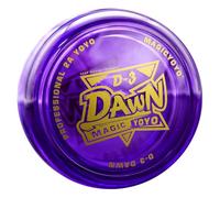 lvifloae Toys Looping Yoyo Plastic Crystal Light Up Yoyo Easy To Play Basic String Trick Yoyo 8 Ball KK Bearing Beginners Yoyo for Kid Rope Color Shipped Randomly (Transparent Purple)