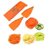 lvifloae V Shaped Blade Mandoline Food Slicer Manual Vegetable Cutter Cooking Tool with Blade Hand Guard for for Kitchen Mandolin Potato Tomato Carrot Vegetable Fruit Onion