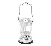 lvifloae Vintage Aluminum Camping Lantern Portable Candle Lantern Lamp Windproof Hanging Light Tea Light Candle Holder with Base for Outdoor Camping Night Fishing