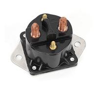 lvifloae Winch Motor Reversing Solenoid with Heavy Load Warning Winch Control Solenoid Relay Replacement 4 Terminal 72631 12v for Evinrude Outboard Engine B80 Sw275