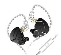 lvifloae Wired In Ear Earphones with 1BA+1DD Hybrid Drivers DIY Customizable HiFi Earphones for DJ Running and Sports Detachable Cable with 3.5mm Gold-Plated Plug (with mic)