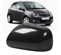 lvifloae Yaris 2006 to 2011 Left 87945 0D907 Mirror Cap, Car Rearview Mirror Housing Cover Black UV Protection Side Door Wing, Extra Protection Layer for Your Rearview Mirror (Left 87945 0D907)