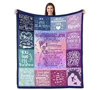 Lviliss Granddaughter Blanket from Grandma, to My Granddaughter Gifts from Grandma, Granddaughter Gifts for Birthday Graduation Christmas Ultra-Soft Flannel Fleece Throw Blanket 50"x60"