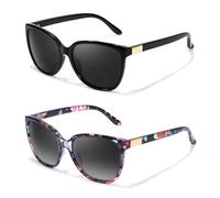 LVIOE 2P Polarised Sunglasses Womens Stylish and Trendy
