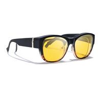 LVIOE Night Driving Fit Over Glasses Polarized Anti-Glare Headlight Glasses for Night Vision Comfortable Fit Lightweight