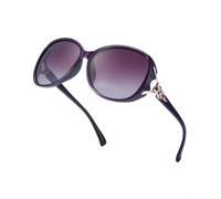 LVIOE Polarised Sunglasses for Women Oversized Jackie O Style with UV Protection