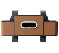 LVIPP Car Cup Holder Organizer for BMW 440i xDrive Coupe, Fits Seat Back, Easily Holds Drinks, Bottles and Tissues, Space Saving Back Seat Cup,Brown