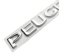 LVIPP Car Logo Lettering Decoration Veloce, for Peugeot 107 206 207 208 308 307 407 508 2008 3008 3D Car Logo Sticker Replacement,normal-Silver