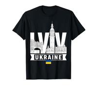 Lviv Ukraine Bold Type Travel Souvenir T-Shirt