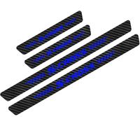 lvjiena 4 Pcs Car Door Sill Protectors Strips for Suzuki S-Cross, Threshold Protective Film Kick Plate Fiber Scuff Plate Auto Decorative Accessories,C