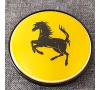 lvjiena 4pcs Car Wheel Centre Hub Caps for Ferrari 55MM.60MM,65MM, Anti Rust Hub Centre Caps Car Wheel Rims Protectors Exterior Decoration Accessories,65MM