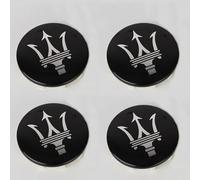 lvjiena 4pcs Car Wheel Centre Hub Caps for Maserati Granturismo Levante Ghibli Gran Quattroporte 60mm, Anti Rust Hub Centre Caps Car Wheel Rims Protectors Exterior Decoration Accessories,B