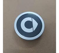 lvjiena 4pcs Car Wheel Centre Hub Caps for Smart 451, 59mm, Anti Rust Hub Centre Caps Car Wheel Rims Protectors Exterior Decoration Accessories