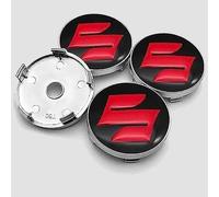 lvjiena 4pcs Car Wheel Centre Hub Caps for Suzuki Swift SX4 S-Cross Across Grand Vitara 60mm, Anti Rust Hub Centre Caps Car Wheel Rims Protectors Exterior Decoration Accessories,A