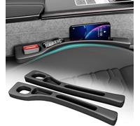 LVJINXIFAFA 2 Pieces Car Seat Gap Filler for Mazda MX-5 RF ND MX5, PU Leather Seat Side Organizer Storage Box Pocket Filler Car Accessories