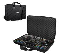 LVKAYCE DJ Case - 22.8"x14.6"x3.5" - Fits Pioneer DJ Controller DDJ-SR/SR2/REV1/Denon MC4000/Numark NVII/Mixtrack Pro3/Hercules Inpulse 500/NV Platinum - Hard Shell Traveling Case - For DJ Equipment