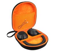 LVKAYCE Headphone Headset Case Compatible with JBL Tune 510BT/520BT/670NC Live 460NC, with Sony WH-CH520/510 Portable Travel Carrying Wireless Headphone Case for On Ear Headphones (Orange)