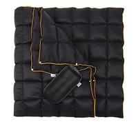 Lvkiss 100% Duck Down Camping Blanket - 72.8"×78.7" Oversized Lightweight Quilt, 20D Water-Resistant Shell, Compact & Warm for Hiking, Backpacking, Outdoor Travel