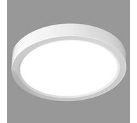 LVL LED Round Small Ceiling Light, 12W CCT Flat Ceiling Lights, Modern Flush Ceiling Lamp for Hallway, Bathroom, Corridor, Kitchen, Bedroom, Utility Room, Office(White, Φ18cm-12W)