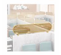 LVLDAWA Dividers For Dining Areas, Countertop Translucent Low Fence Divider, Decorative Divider For Restaurant For Bedrooms, Hotel(Gold-C,70x30cm)