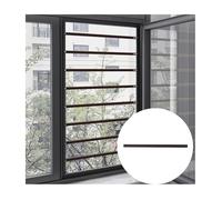 LVLDAWA Window Safety Guards Bar, Adjustable AntiFall Window Blocker Security Bar, Temporary Window Safety Guards Protector For Balcony Bathroom(110cm)