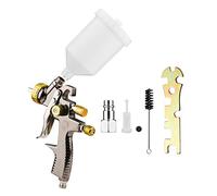 LVLP 1.8mm Air Spray Gun Kit 600cc Fluid Cup Gravity Feed Air Paint Sprayer Mini Handheld 360-degree Paint Spraying Gun for Car Furniture Surface Wall Painting DIY Models