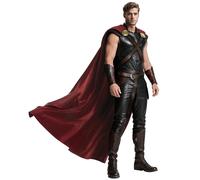 L'VOW Thunder God Cloak Medieval King Cape - Men Women Halloween Thor Cosplay Costume