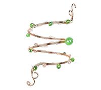 L'VOW Women's Elven Arm Cuff - Gold Spiral Upper Arm Bracelet Fairy Accessory for Ren Faire Cosplay