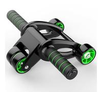 Lvpradior Ab Roller Wheel - Upgraded Quiet Foldable Abdominal Exercise Equipment for Home Gym | Core Training Tool for Men & Women | Portable Ab Wheel for Abs, Back & Arm Workout