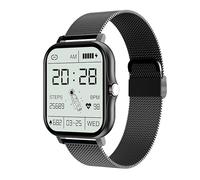 Lvpradior Health and Fitness Tracker, IP67 Waterproof Smartwatch with Blood Oxygen, Blood Pressure, 24/7 Heart Rate and Sleep Tracking, Bluetooth Call, Music Playback, Reminder Function (Black)
