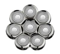Lvpradior Shaver Replacement Heads, 8D Blade Replacement Heads, Universal Replacement Blade Head Shaver for Men, Electric Razor Shaver Head Replacement for Head and Face (8 Head)