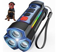 LVPRN® 3X Pro Ultrasonic Dog Bark Deterrent Devices, 4 Training Modes Bark Shield for Dogs Barking Silencer & Stopper, 50ft Range Control Anti Barking Device Repeller for Indoor Outdoor Neighbors