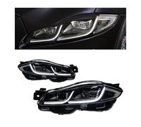 LVQJVAVE Head Lamp Compatible For Jaguar XJL Headlight 2011-2019 Headlights XJ XF XE DRL Turn Signal High Beam Angel Eye Projector Lens(FOR NO AFS USER)