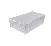 LVSELINGI Almighty waterproof cover tarpaulin, suitable for sofa, table, round table, chair, L-shaped sofa Garden Patio Protective Cover(Silver,205X104X71cm)