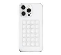 LvShuLiangPin Anteel Silicone Suction Phone Case Mount, Silicon Adhesive Phone Accessory for Smartphones, Hands-Free Mirror Shower Phone Holder for Selfies, Tiktok Videos (Translucent)