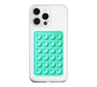 LvShuLiangPin Silicone Suction Phone Case Mount, Silicon Adhesive Phone Accessory for Smartphones, Hands-Free Mirror Shower Phone Holder for Selfies, Tiktok Videos (Lake Green)