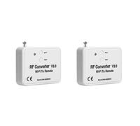 Lvsnswio 2 Pcs Universal Wireless WiFi to RF Converter Phone Instead Remote Control 240-930Mhz for Smart Home