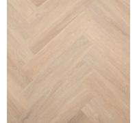 LVT Herringbone Click Vinyl Flooring Premium Waterproof Luxury Vinyl Tile Flooring 2.36m² Coverage Per Pack | Living, Dining Room, Kitchen, Lounge Floor (Pale Oak)