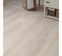 LVT Luxury Vinyl Plank Flooring Waterproof Click Fit Wood Effect LVT Floor 2.63m² Pack | Office, Hallway, Kitchen, Dining Room LVT Flooring Pack (Pale Driftwood)