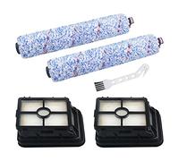 LVTENGAI Replacement Spare 2 Multi-Surface Brush Rolls & 2 Hepa Filters 1866 Compatible with Bissell CrossWave 1785 1785A 2305 2306 2306A 2551 Vacuum Cleaner Parts
