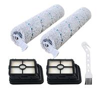 LVTENGAI Replacement Spare 2 Multi-Surface Brush Rolls & 2 Hepa Filters Compatible with Bissell Crosswave Cordless Max Series 2554 2590 2593 2596 Vacuum Cleaner Parts