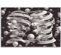 LVTFCO Bond of Union by M.C Escher Posters and Prints Abstract M.C Escher Wall Art M.C Escher Canvas Painting for Home Picture Decor 50x70cmx1 No Frame